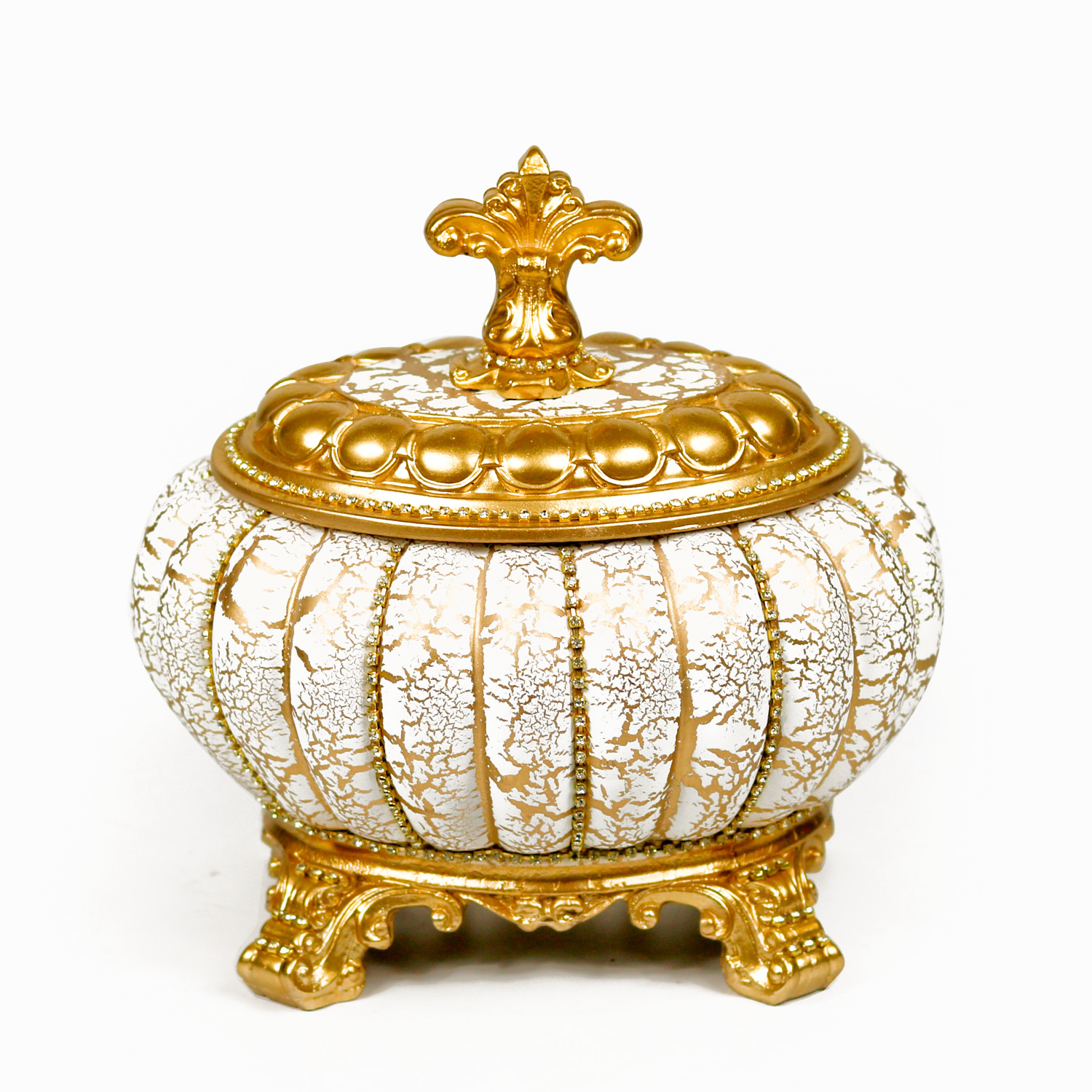 BRK-0402-AZ OSMANLI OVAL KUTU  ALTIN