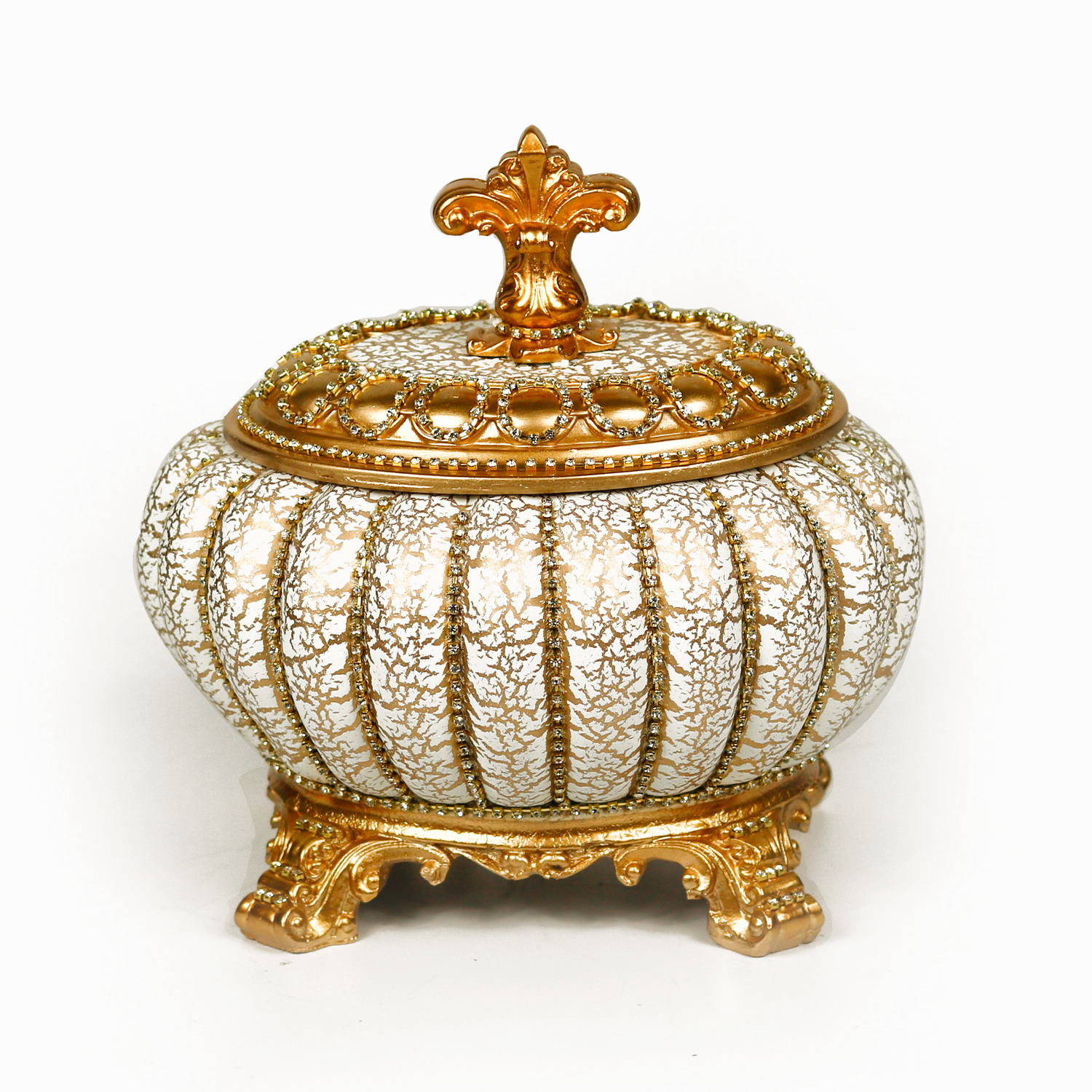 BRK-0402-AZ OSMANLI OVAL KUTU  ALTIN